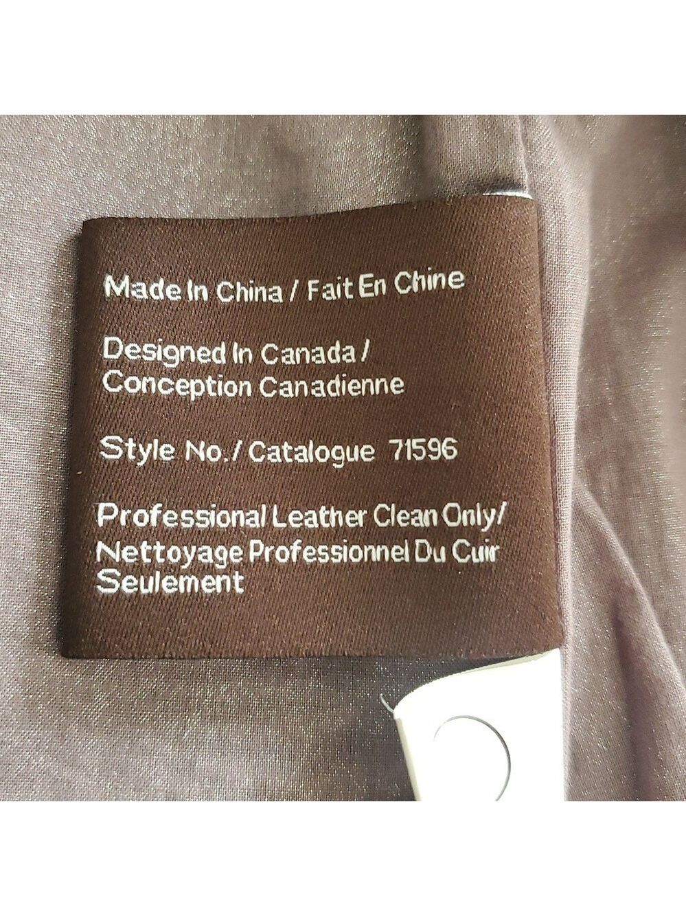 Danier Leather Lavender Jacket - Picture 10 of 10